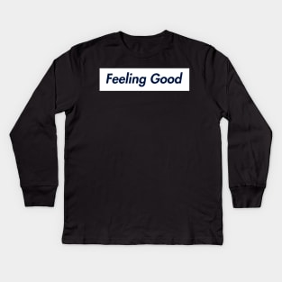 SUPER FEELING GOOD LOGO Kids Long Sleeve T-Shirt